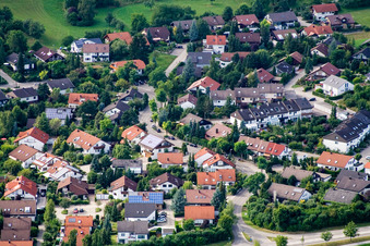 Photographie aérienne de Ehbühl, Kirchhalde à Herrenberg dans le département Bade-Wurtemberg, Allemagne
