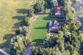 Vue aérienne de Association pour les sports canins eV à Leimersheim dans le département Rhénanie-Palatinat, Allemagne