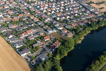 Leimersheim dans le département Rhénanie-Palatinat, Allemagne d'en haut