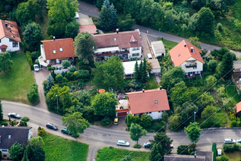 Ehbühl, Kirchhalde à Herrenberg dans le département Bade-Wurtemberg, Allemagne depuis l'avion