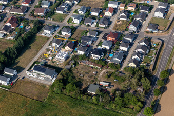 Minfeld dans le département Rhénanie-Palatinat, Allemagne hors des airs