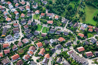 Ehbühl, Kirchhalde à Herrenberg dans le département Bade-Wurtemberg, Allemagne vue du ciel