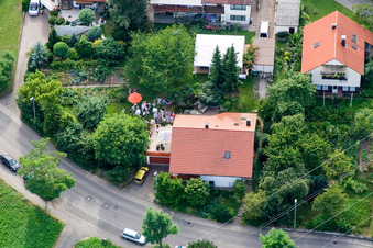 Ehbühl, Kirchhalde à Herrenberg dans le département Bade-Wurtemberg, Allemagne d'un drone