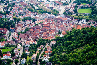 Vue aérienne de Chemin du vignoble à Herrenberg dans le département Bade-Wurtemberg, Allemagne