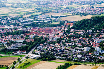 Vue aérienne de Du sud à Herrenberg dans le département Bade-Wurtemberg, Allemagne
