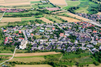 Vue aérienne de Du nord à le quartier Altingen in Ammerbuch dans le département Bade-Wurtemberg, Allemagne