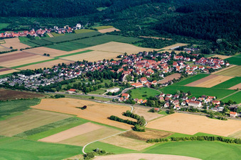 Vue aérienne de À Tübingen à le quartier Kilchberg in Tübingen dans le département Bade-Wurtemberg, Allemagne