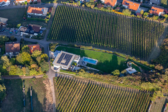 Vue d'oiseau de Quartier Gleiszellen in Gleiszellen-Gleishorbach dans le département Rhénanie-Palatinat, Allemagne