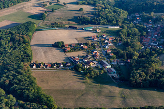 Drachenbronn-Birlenbach dans le département Bas Rhin, France depuis l'avion