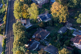 Jockgrim dans le département Rhénanie-Palatinat, Allemagne vue du ciel