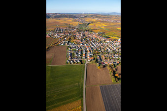 Photographie aérienne de Quartier Jerusalemsberg in Kirchheim an der Weinstraße dans le département Rhénanie-Palatinat, Allemagne