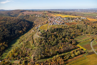 Photographie aérienne de Battenberg dans le département Rhénanie-Palatinat, Allemagne
