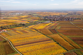 Quartier Jerusalemsberg in Kirchheim an der Weinstraße dans le département Rhénanie-Palatinat, Allemagne vue d'en haut