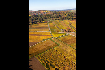 Vue oblique de Battenberg dans le département Rhénanie-Palatinat, Allemagne
