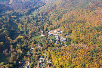 Vue aérienne de Maison de vacances Slevogtstr à Leinsweiler dans le département Rhénanie-Palatinat, Allemagne