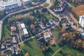 Vue aérienne de Rue Wiesen à Bad Bergzabern dans le département Rhénanie-Palatinat, Allemagne