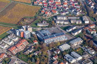 Vue aérienne de Terrain de l'hôpital de la Klinikum Landau - Südliche Weinstraße GmbH à Bad Bergzabern dans le département Rhénanie-Palatinat, Allemagne