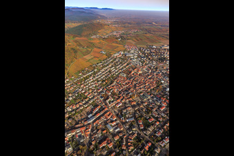 Photographie aérienne de Vue de la ville depuis le sud à Bad Bergzabern dans le département Rhénanie-Palatinat, Allemagne