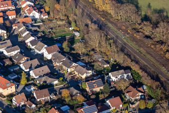 Photographie aérienne de Dans la roseraie à Winden dans le département Rhénanie-Palatinat, Allemagne