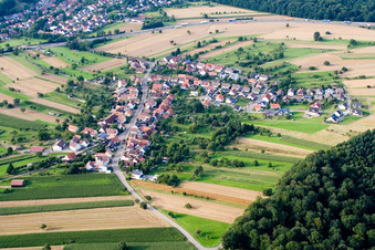 Vue aérienne de Quartier Obermutschelbach in Karlsbad dans le département Bade-Wurtemberg, Allemagne