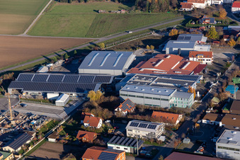 Zone commerciale Im Gereut à Hatzenbühl dans le département Rhénanie-Palatinat, Allemagne hors des airs