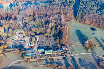 Vue oblique de Berg dans le département Rhénanie-Palatinat, Allemagne