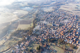Berg dans le département Rhénanie-Palatinat, Allemagne d'en haut