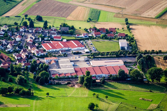 Photographie aérienne de Vogelsitze GmbH, Kleinsteinbacherstraße 44 à le quartier Stupferich in Karlsruhe dans le département Bade-Wurtemberg, Allemagne
