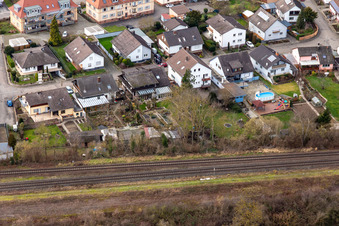 Photographie aérienne de Dans la roseraie à Winden dans le département Rhénanie-Palatinat, Allemagne