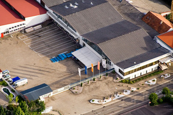 Vogelsitze GmbH, Kleinsteinbacherstraße 44 à le quartier Stupferich in Karlsruhe dans le département Bade-Wurtemberg, Allemagne depuis l'avion