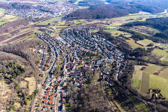 Photographie aérienne de Quartier Dätzingen in Grafenau dans le département Bade-Wurtemberg, Allemagne