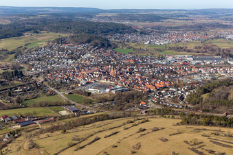 Photographie aérienne de Weil der Stadt dans le département Bade-Wurtemberg, Allemagne