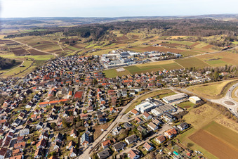Photographie aérienne de Quartier Malmsheim in Renningen dans le département Bade-Wurtemberg, Allemagne