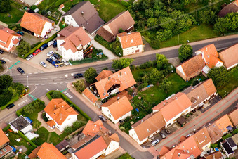 Quartier Ittersbach in Karlsbad dans le département Bade-Wurtemberg, Allemagne hors des airs