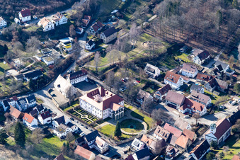 Photographie aérienne de Château Dätzingen à le quartier Dätzingen in Grafenau dans le département Bade-Wurtemberg, Allemagne