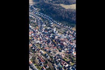 Aidlingen dans le département Bade-Wurtemberg, Allemagne hors des airs