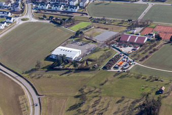Vue aérienne de Tennis Club Gärtringen 1972 eV à Gärtringen dans le département Bade-Wurtemberg, Allemagne