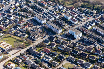 Vue aérienne de Grabenstr à Gärtringen dans le département Bade-Wurtemberg, Allemagne