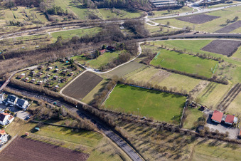 Vue aérienne de SV Affstätt à Herrenberg dans le département Bade-Wurtemberg, Allemagne