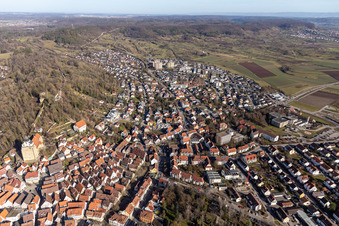 Photographie aérienne de Rue Hildrizhauser à Herrenberg dans le département Bade-Wurtemberg, Allemagne