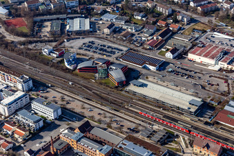 Vue aérienne de Conception de Roman Klis à Herrenberg dans le département Bade-Wurtemberg, Allemagne