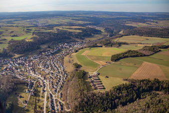 Vue oblique de Quartier Sulz am Eck in Wildberg dans le département Bade-Wurtemberg, Allemagne
