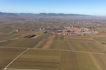 Quartier Mörzheim in Landau in der Pfalz dans le département Rhénanie-Palatinat, Allemagne du point de vue du drone