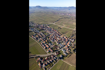 Quartier Wollmesheim in Landau in der Pfalz dans le département Rhénanie-Palatinat, Allemagne vue du ciel