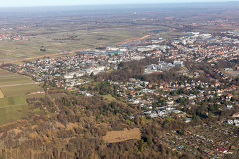 Vue aérienne de Hôpital des Diaconesses à Landau in der Pfalz dans le département Rhénanie-Palatinat, Allemagne