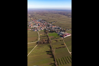 Vue oblique de Roschbach dans le département Rhénanie-Palatinat, Allemagne