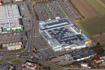 Vue aérienne de Globe à Neustadt an der Weinstraße dans le département Rhénanie-Palatinat, Allemagne