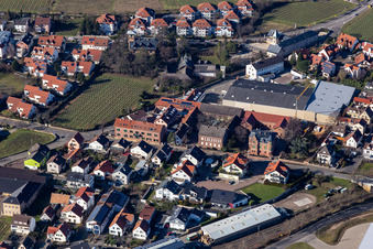 Vue aérienne de Schmieders, Samus Gallus à Deidesheim dans le département Rhénanie-Palatinat, Allemagne