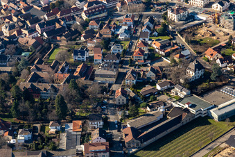 Vue aérienne de Maison de vacances Holler au milieu du paradis à Deidesheim dans le département Rhénanie-Palatinat, Allemagne