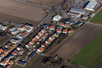 Vue aérienne de Chemin Eppstein à Maxdorf dans le département Rhénanie-Palatinat, Allemagne